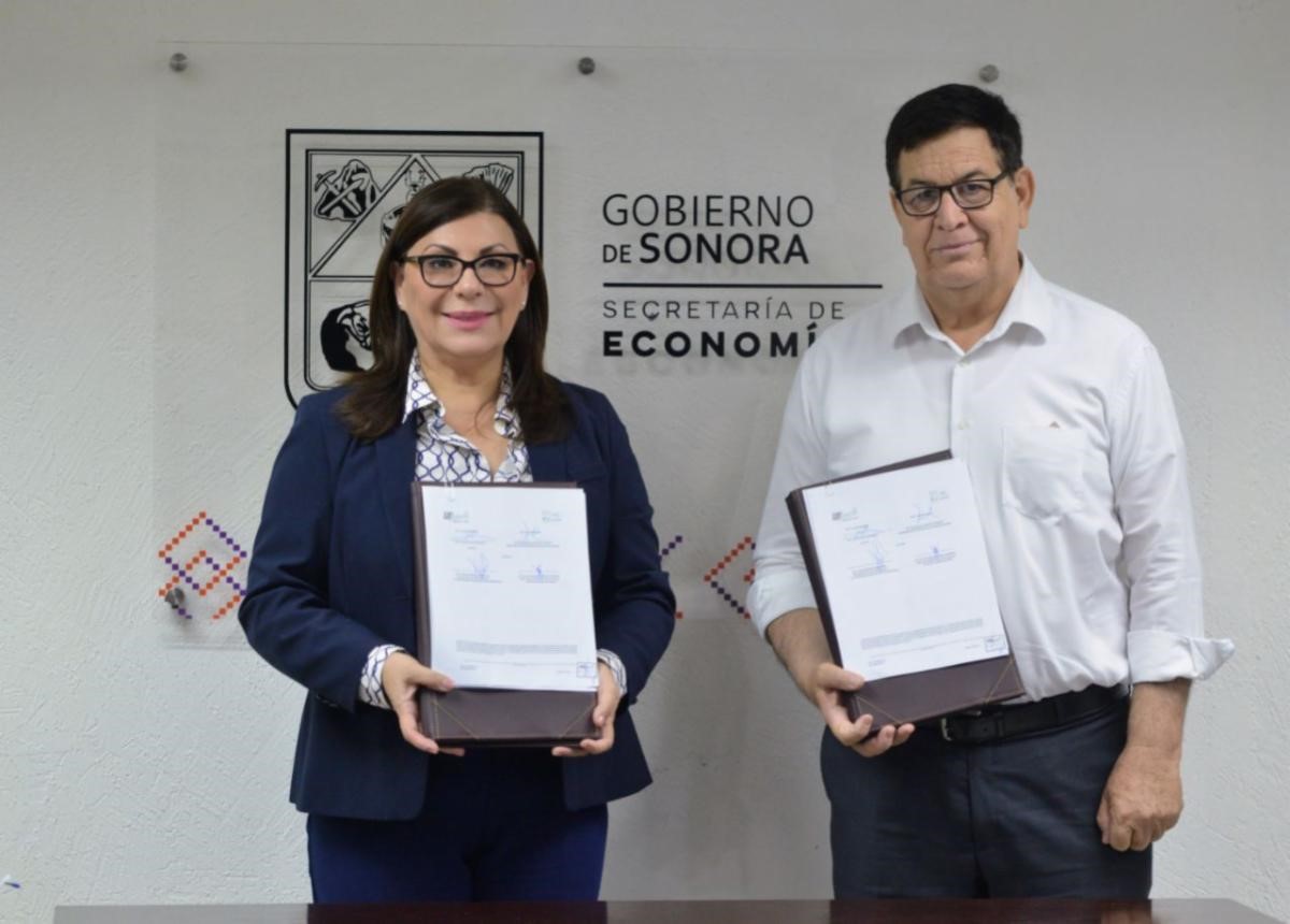 Gobierno de Sonora impulsará a los estudiantes de UTH y Cecytes con firma de convenio: Secretaría de Economía